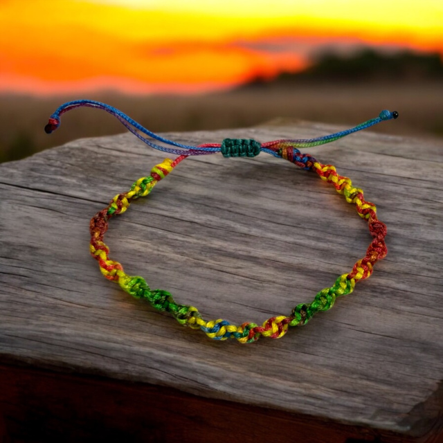Rainbow Macrame